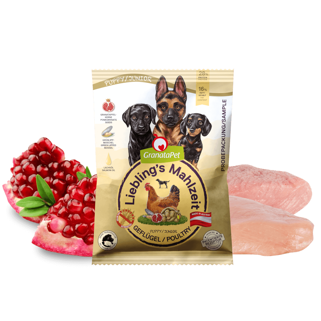 GranataPet Hund - Proben Liebling´s Mahlzeit Geflügel Puppy/Junior 80 g - Zutaten
