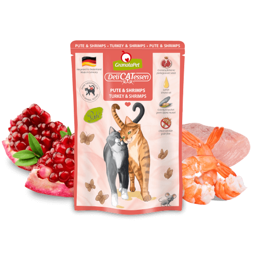 GranataPet Katze - Nassfutter DeliCATessen Pute & Shrimps 85 g - Zutaten