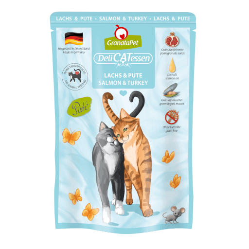 GranataPet Katze - Nassfutter DeliCATessen Lachs & Pute 85 g - Hauptbild