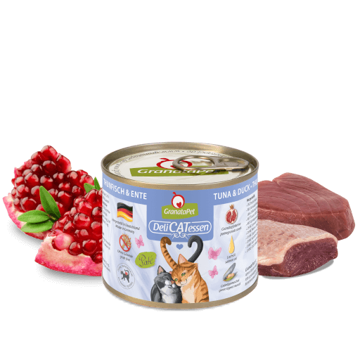 GranataPet Katze - Nassfutter DeliCATessen Thunfisch & Ente 200 g - Zutaten