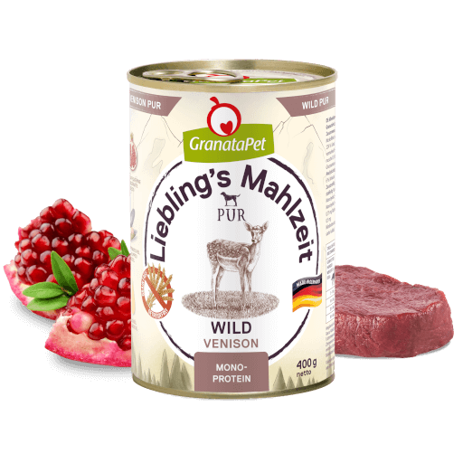 GranataPet Hund - Nassfutter Liebling´s Mahlzeit PUR Wild 400 g - Zutaten
