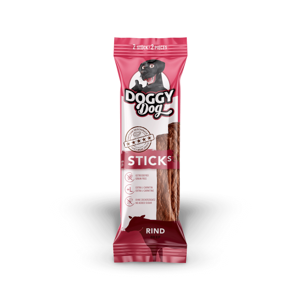 DOGGY Dog Snack Sticks - Rind 40 g - Hauptbild