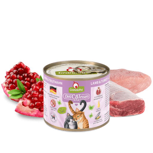 GranataPet Katze - Nassfutter DeliCATessen Lamm & Truthahn 200 g - Zutaten