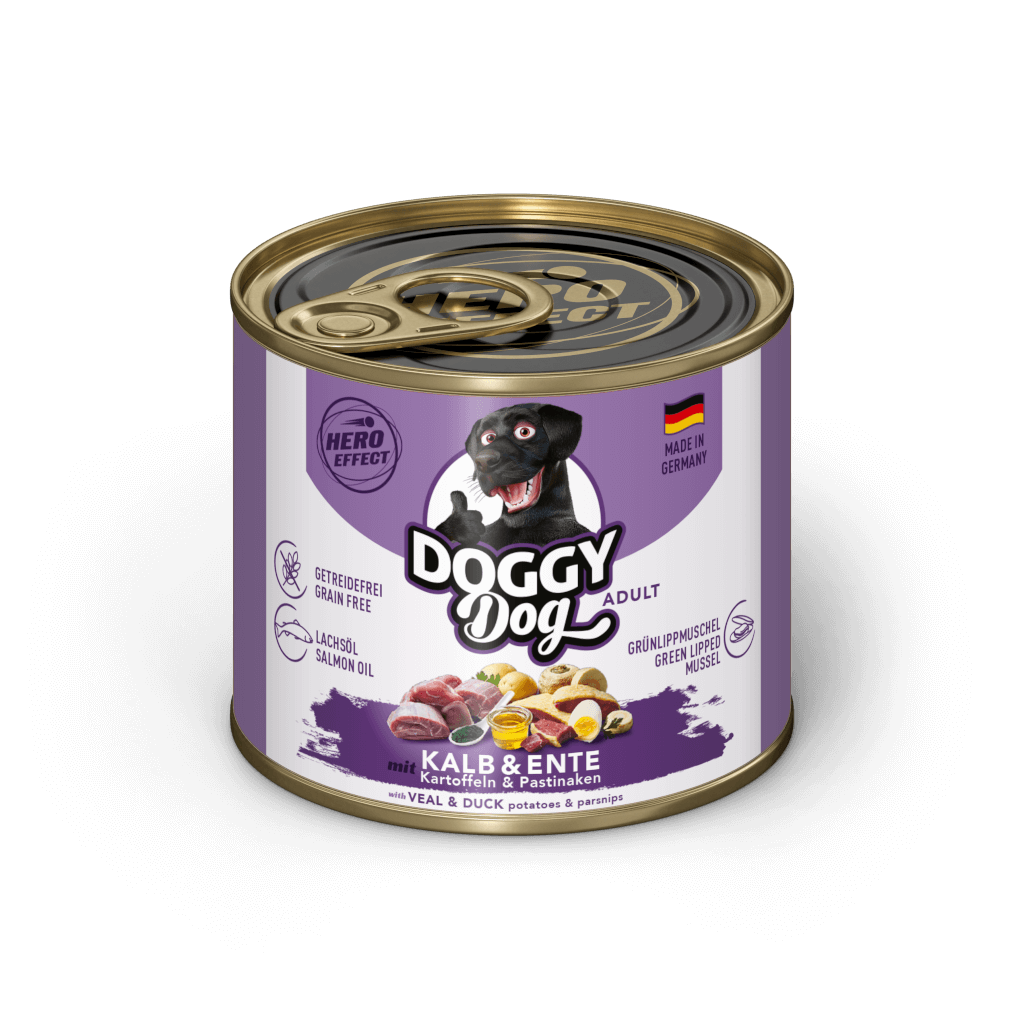 DOGGY Dog - Nassfutter Kalb & Ente 200 g - Hauptbild