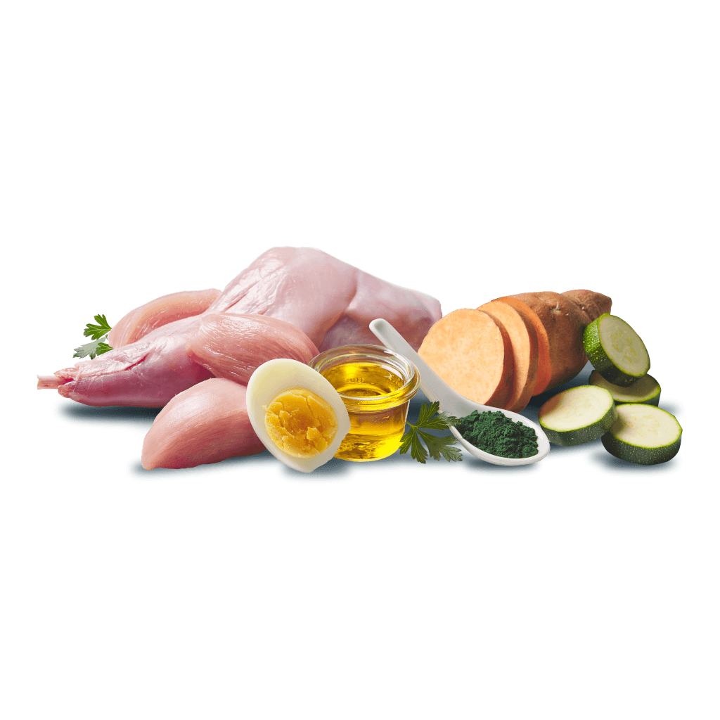 DOGGY Dog - Nassfutter Huhn & Kaninchen 200 g - Zutaten