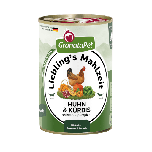GranataPet Hund - Nassfutter Liebling´s Mahlzeit Huhn & Kürbis 400 g - Hauptbild