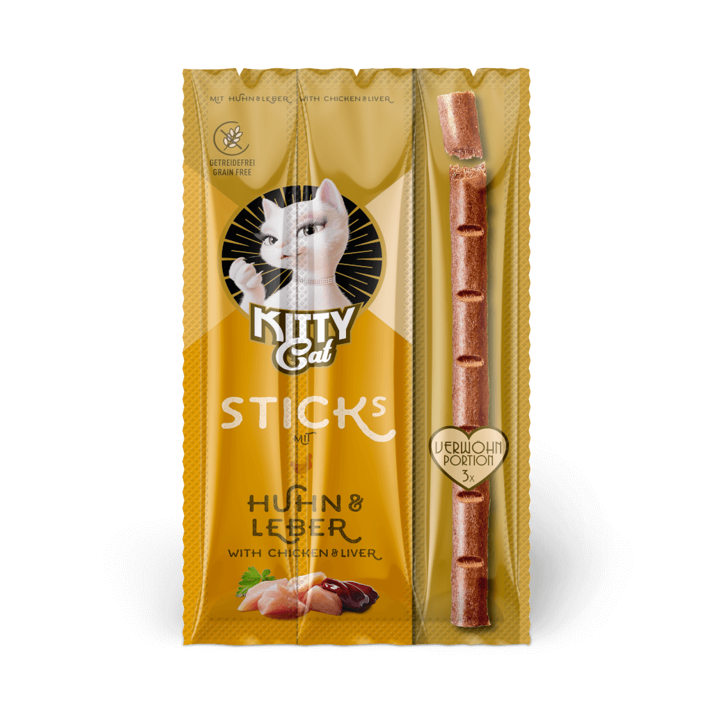 KITTY Cat Snack Sticks - Huhn & Leber 15 g - Hauptbild