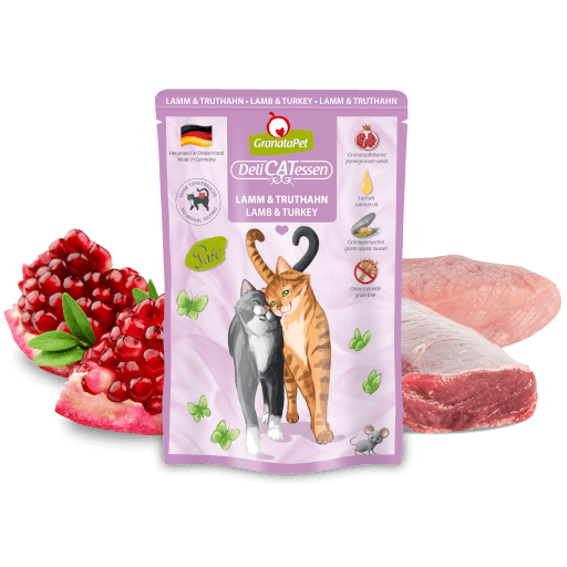 GranataPet Katze - Nassfutter DeliCATessen Lamm & Truthahn 85 g - Zutaten