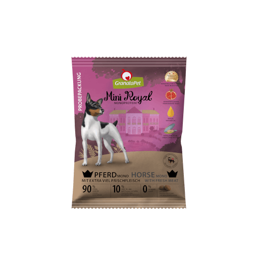 GranataPet Hund - Proben Mini Royal Pferd Mono 50 g - Hauptbild