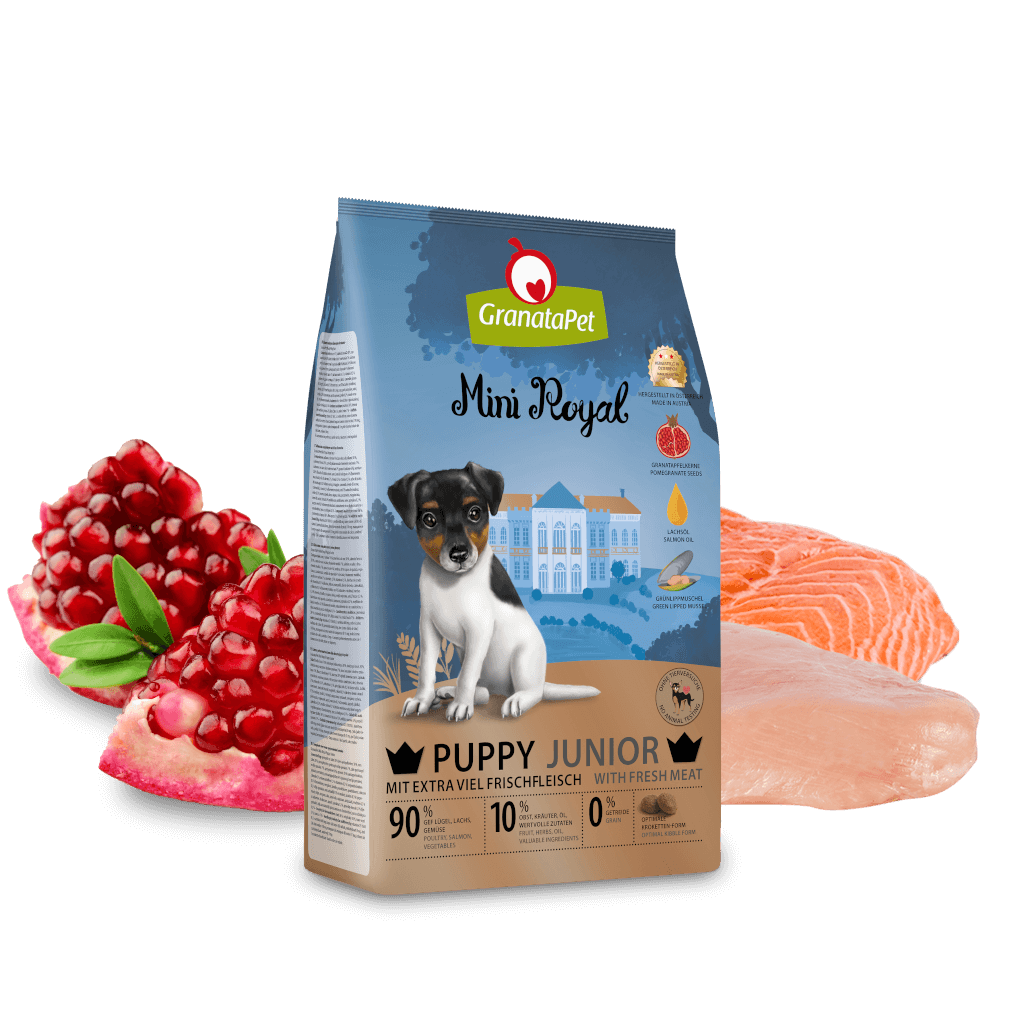 GranataPet Hund - Trockenfutter Mini Royal Junior 1 kg - Zutaten