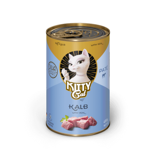 KITTY Cat - Nassfutter Paté Kalb 400 g - Hauptbild