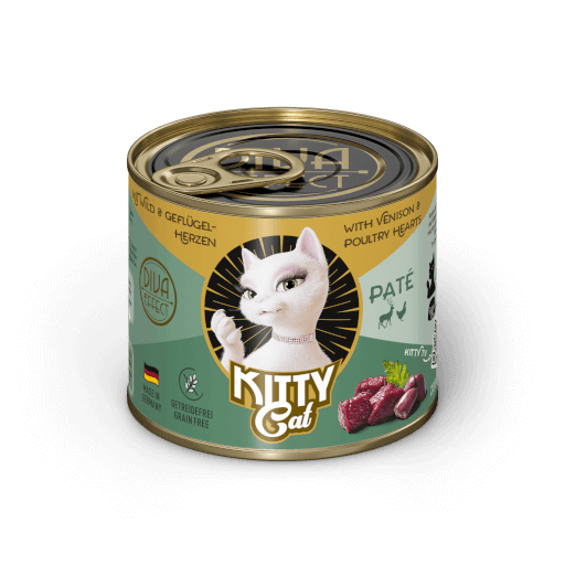 KITTY Cat - Nassfutter Paté Wild & Geflügelherzen 200 g - Hauptbild