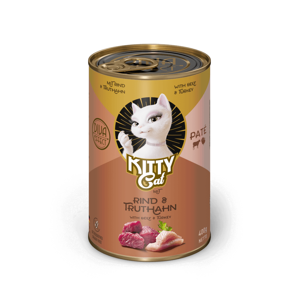 KITTY Cat - Nassfutter Paté Rind & Truthahn 400 g - Hauptbild