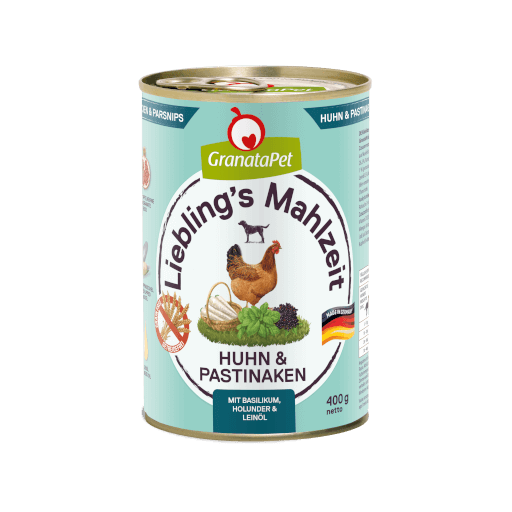 GranataPet Hund - Nassfutter Liebling´s Mahlzeit Huhn & Pastinaken 400 g - Hauptbild