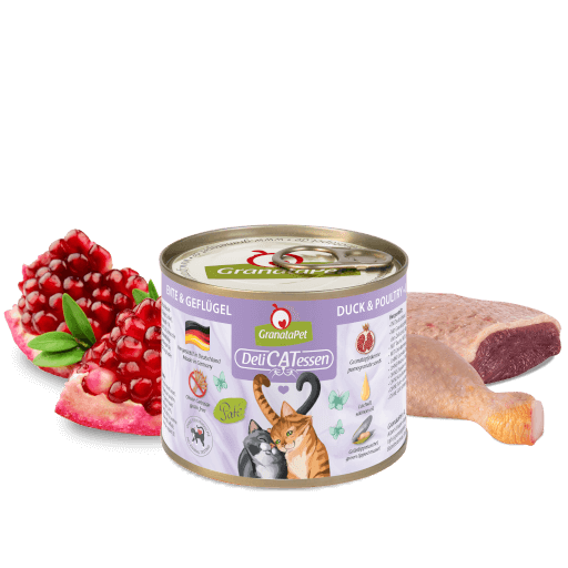 GranataPet Katze - Nassfutter DeliCATessen Ente & Geflügel 200 g - Zutaten