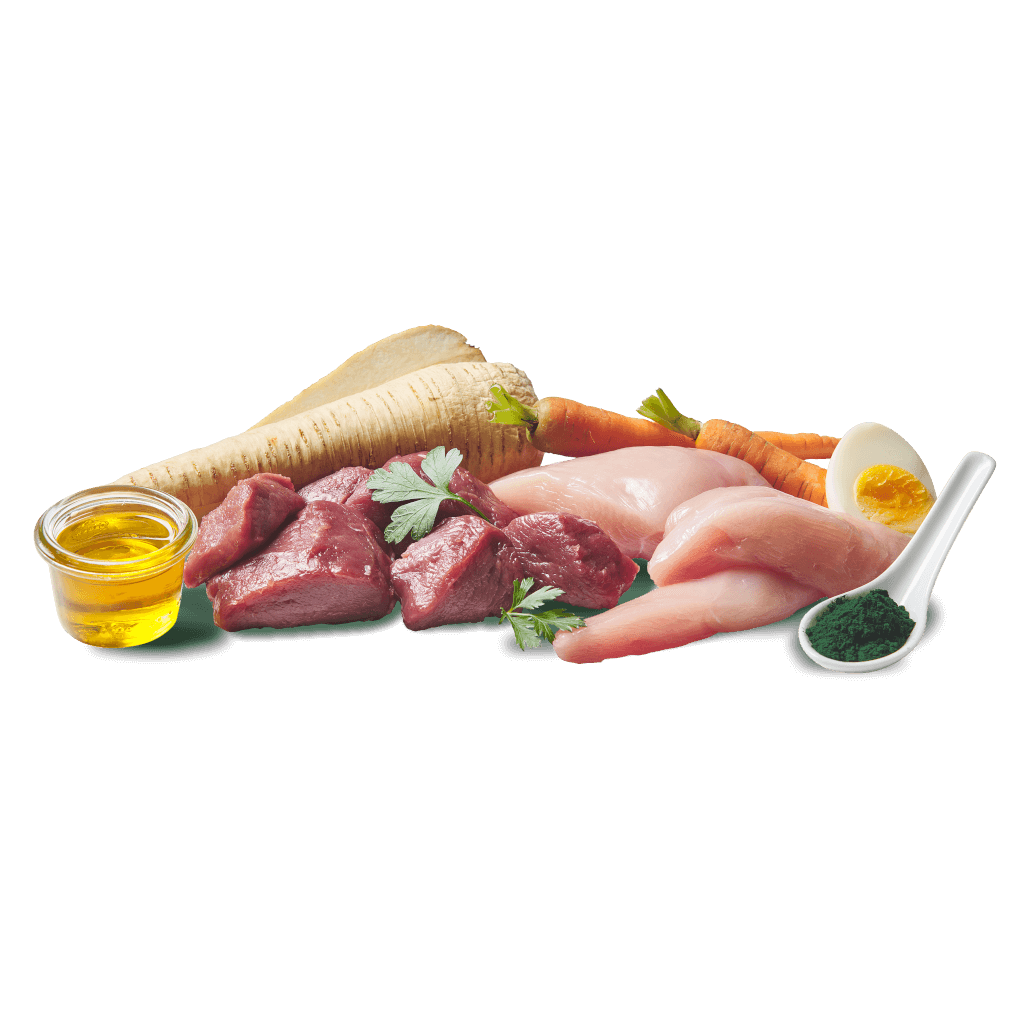 DOGGY Dog - Nassfutter Wild & Geflügel 150 g - Zutaten