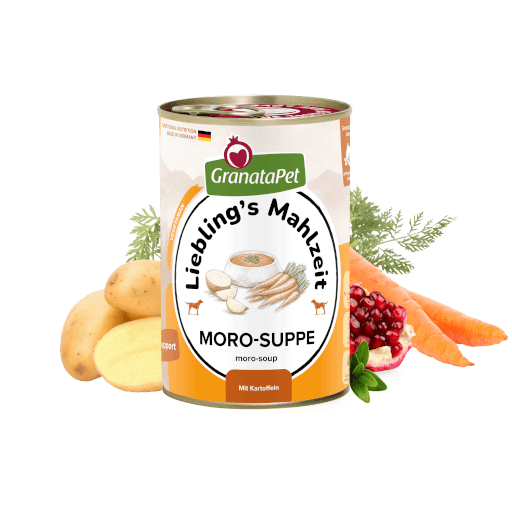 GranataPet Hund - Nassfutter Moro-Suppe mit Kartoffeln 375 g - Zutaten