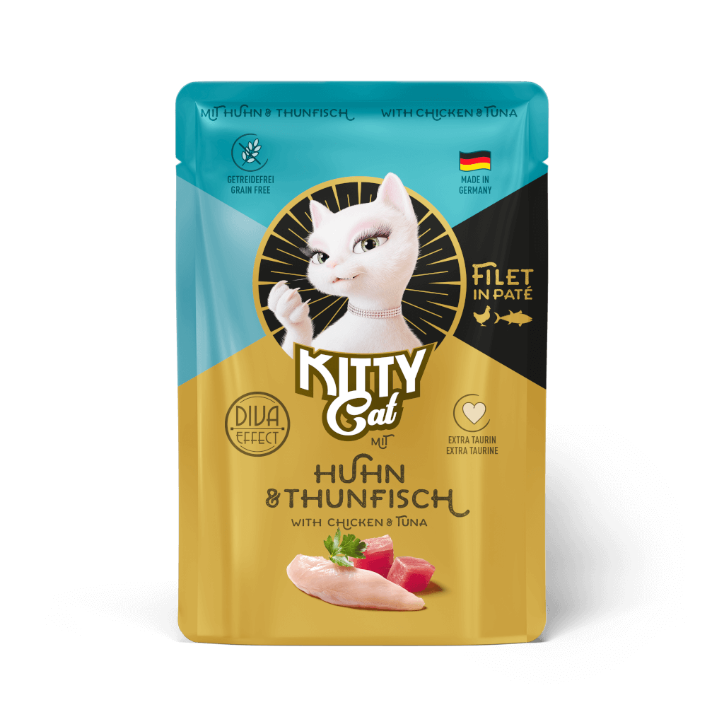 KITTY Cat - Nassfutter Filet in Paté Huhn & Thunfisch 85 g - Hauptbild