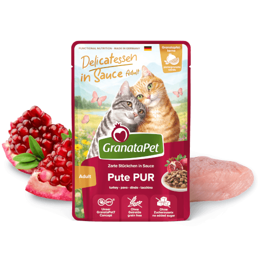 GranataPet Katze - Nassfutter DeliCATessen in Sauce Pute PUR 100 g - Zutaten