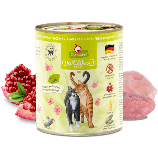 GranataPet Katze - Nassfutter DeliCATessen Fasan & Kaninchen 800 g - Zutaten