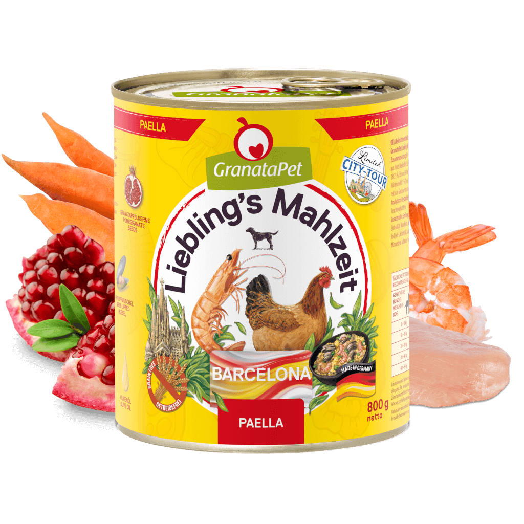 GranataPet Hund - Nassfutter Liebling´s Mahlzeit City Tour - Barcelona 800 g - Zutaten