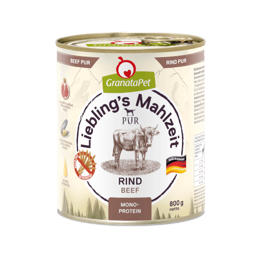 GranataPet Hund - Nassfutter Liebling´s Mahlzeit PUR Rind 800 g - Hauptbild