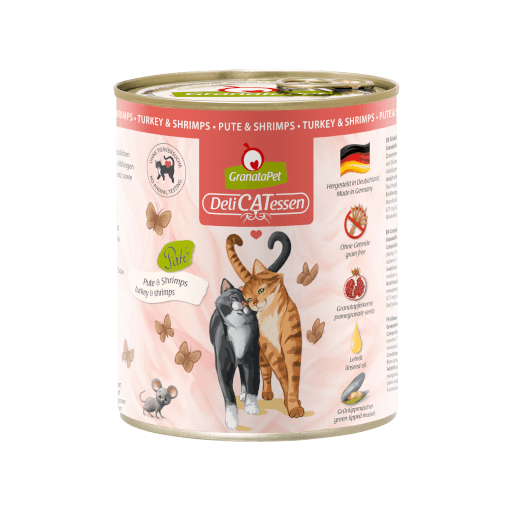 GranataPet Katze - Nassfutter DeliCATessen Pute & Shrimps 800 g - Hauptbild
