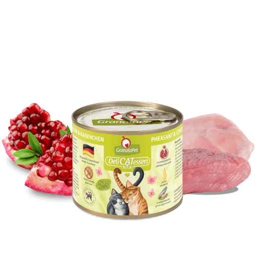GranataPet Katze - Nassfutter DeliCATessen Fasan & Kaninchen 200 g - Zutaten