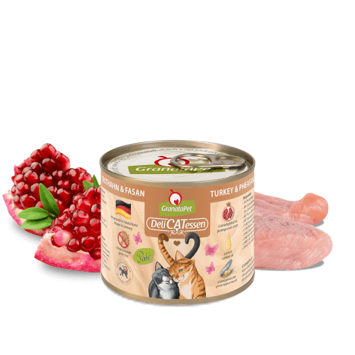 GranataPet Katze - Nassfutter DeliCATessen Truthahn & Fasan 200 g - Zutaten