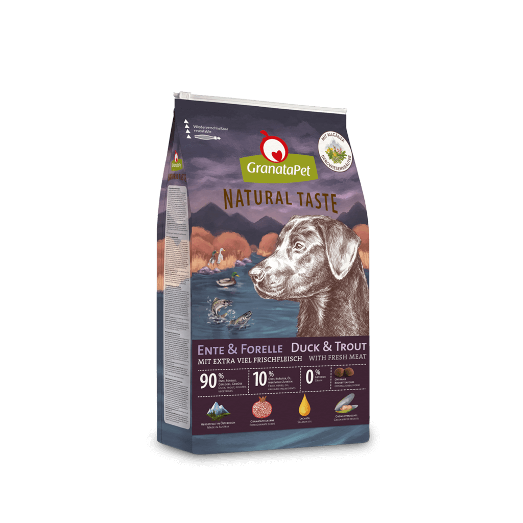 GranataPet Hund - Trockenfutter Natural Taste Ente & Forelle 4 kg - Hauptbild
