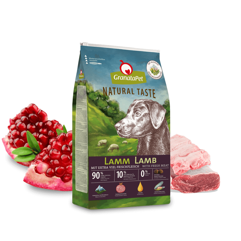 GranataPet Hund - Trockenfutter Natural Taste Lamm 4 kg - Zutaten