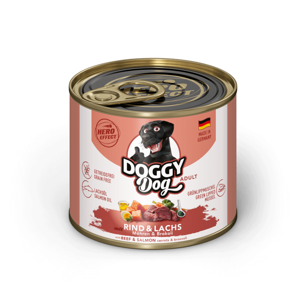 DOGGY Dog - Nassfutter Rind & Lachs 200 g - Hauptbild