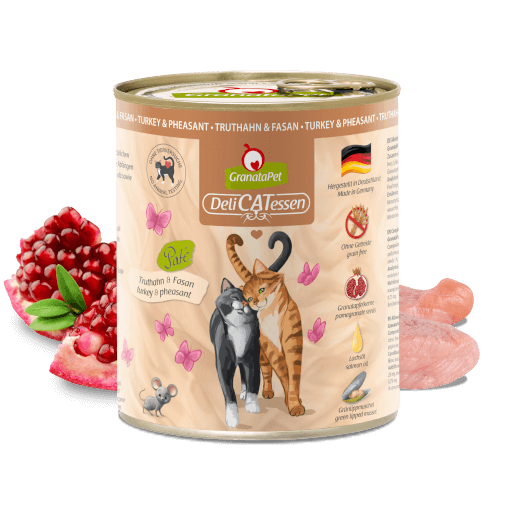 GranataPet Katze - Nassfutter DeliCATessen Truthahn & Fasan 800 g - Zutaten