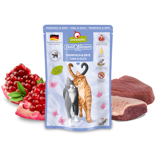 GranataPet Katze - Nassfutter DeliCATessen Thunfisch & Ente 85 g - Zutaten
