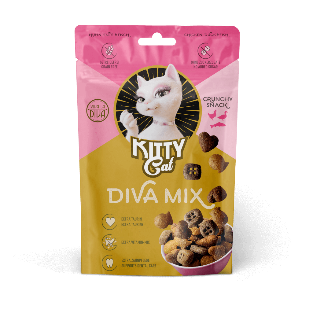 KITTY Cat Snack Diva Mix - Huhn, Ente, Fisch 60 g - Hauptbild