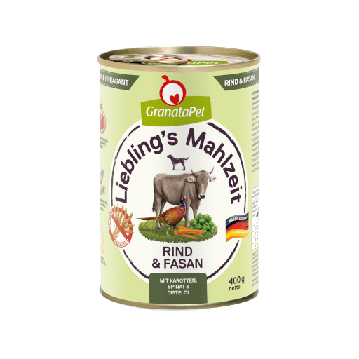 GranataPet Hund - Nassfutter Liebling´s Mahlzeit Rind & Fasan 400 g - Hauptbild