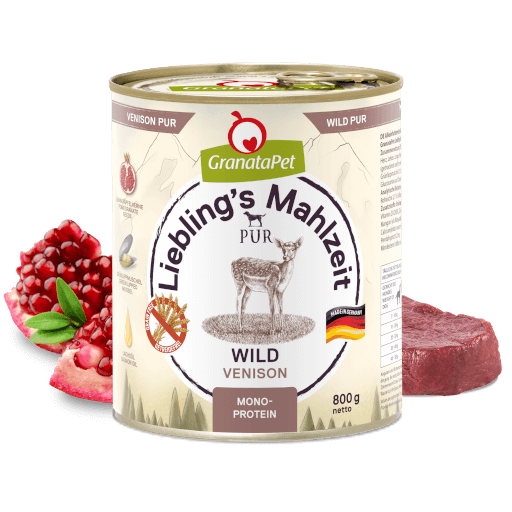 GranataPet Hund - Nassfutter Liebling´s Mahlzeit PUR Wild 800 g - Zutaten