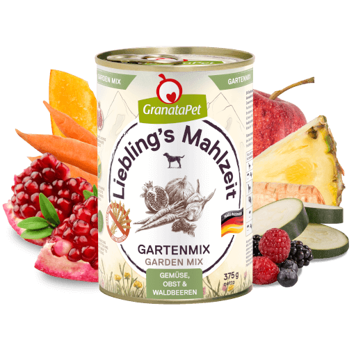 GranataPet Hund - Nassfutter Liebling´s Mahlzeit PUR Gartenmix 375 g - Zutaten
