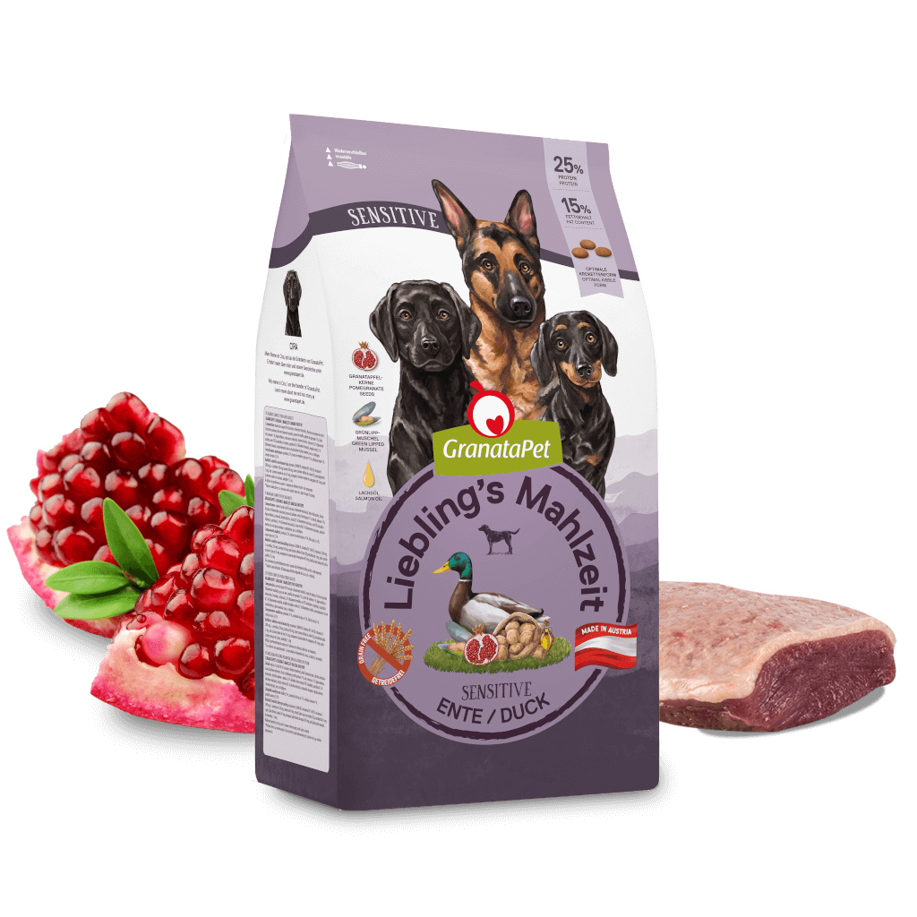 GranataPet Hund - Trockenfutter Liebling´s Mahlzeit Ente Sensitive 1,8 kg - Zutaten