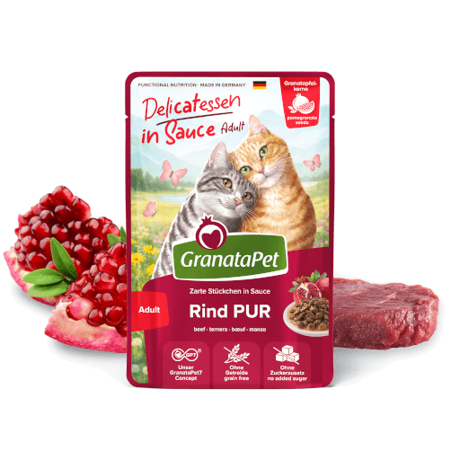 GranataPet Katze - Nassfutter DeliCATessen in Sauce Multipack 1 (amazon) I 12 x 100 g - MP 6