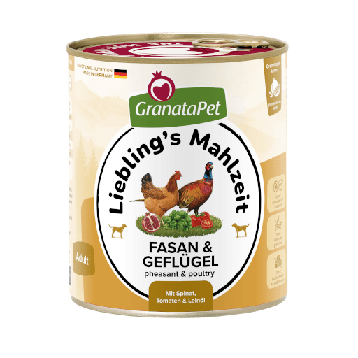 GranataPet Hund - Nassfutter Liebling´s Mahlzeit Fasan & Geflügel 800 g - Hauptbild