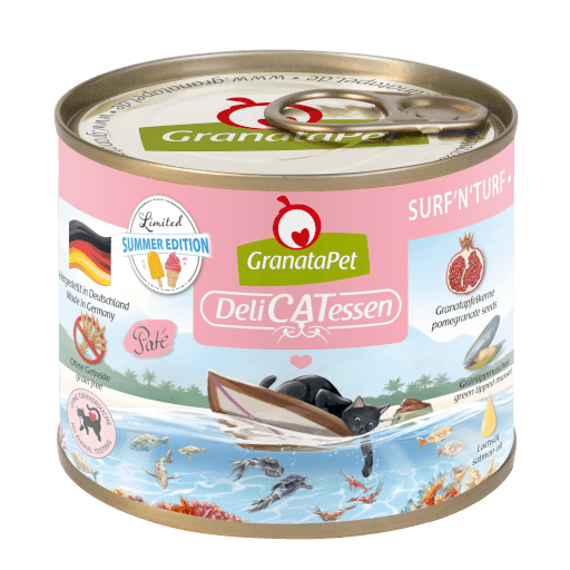 GranataPet Katze - Nassfutter DeliCATessen Sommeredition - Surf'n'Turf 200 g - Hauptbild