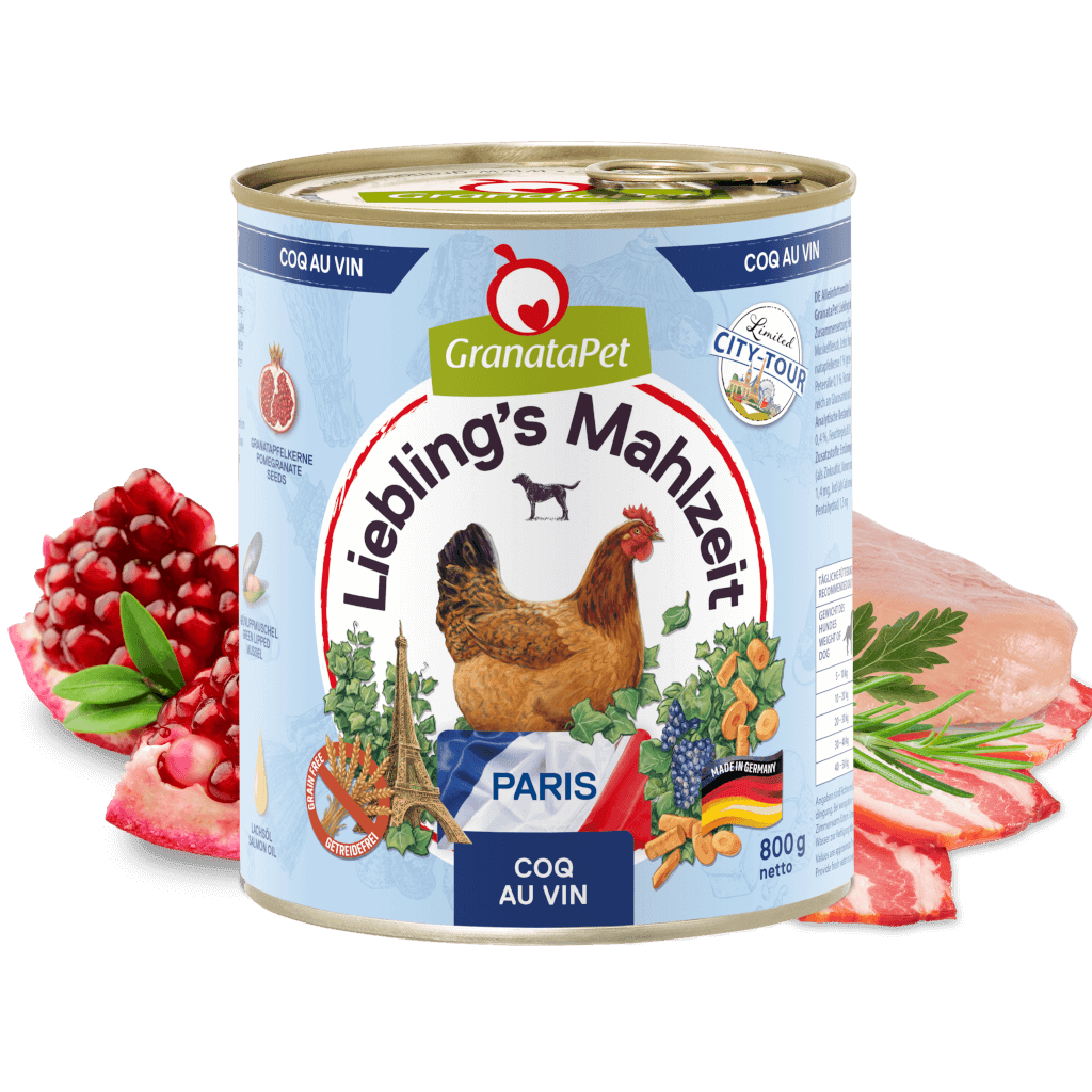 GranataPet Hund - Nassfutter Liebling´s Mahlzeit City Tour - Paris 800 g - Zutaten
