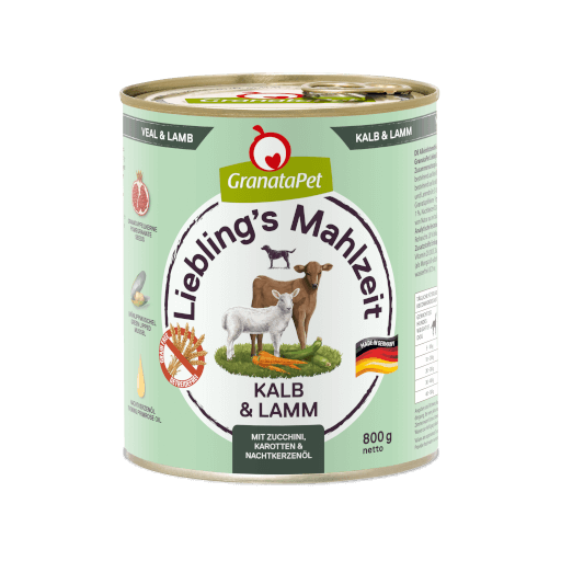 GranataPet Hund - Nassfutter Liebling´s Mahlzeit Kalb & Lamm 800 g - Hauptbild