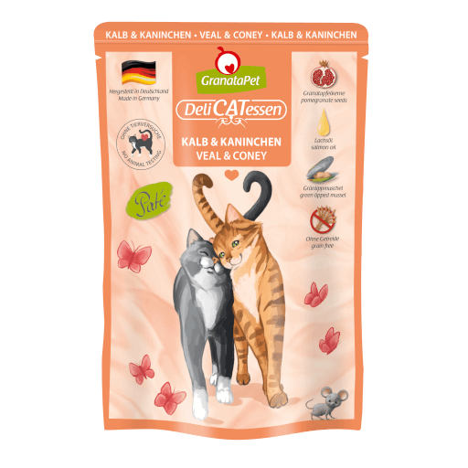 GranataPet Katze - Nassfutter DeliCATessen Kalb & Kaninchen 85 g - Hauptbild