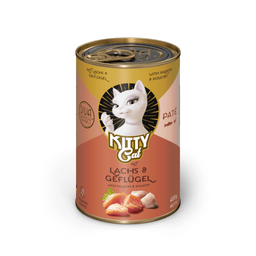 KITTY Cat - Nassfutter Paté Lachs & Geflügel 400 g - Hauptbild