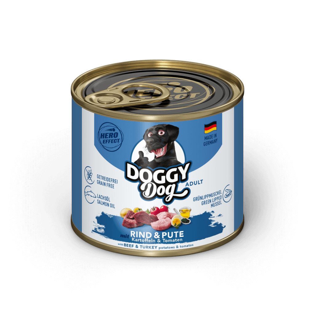 DOGGY Dog - Nassfutter Rind & Pute 200 g - Hauptbild