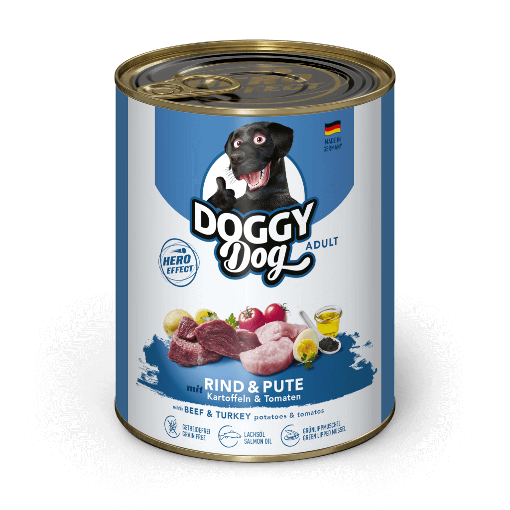 DOGGY Dog - Nassfutter Rind & Pute 800 g - Hauptbild