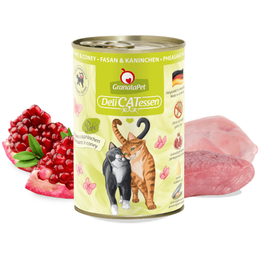 GranataPet Katze - Nassfutter DeliCATessen Fasan & Kaninchen 400 g - Zutaten