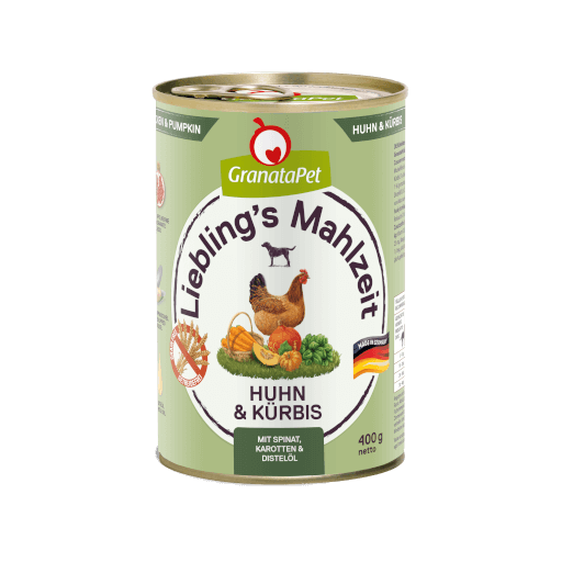 GranataPet Hund - Nassfutter Liebling´s Mahlzeit Huhn & Kürbis 400 g - Hauptbild